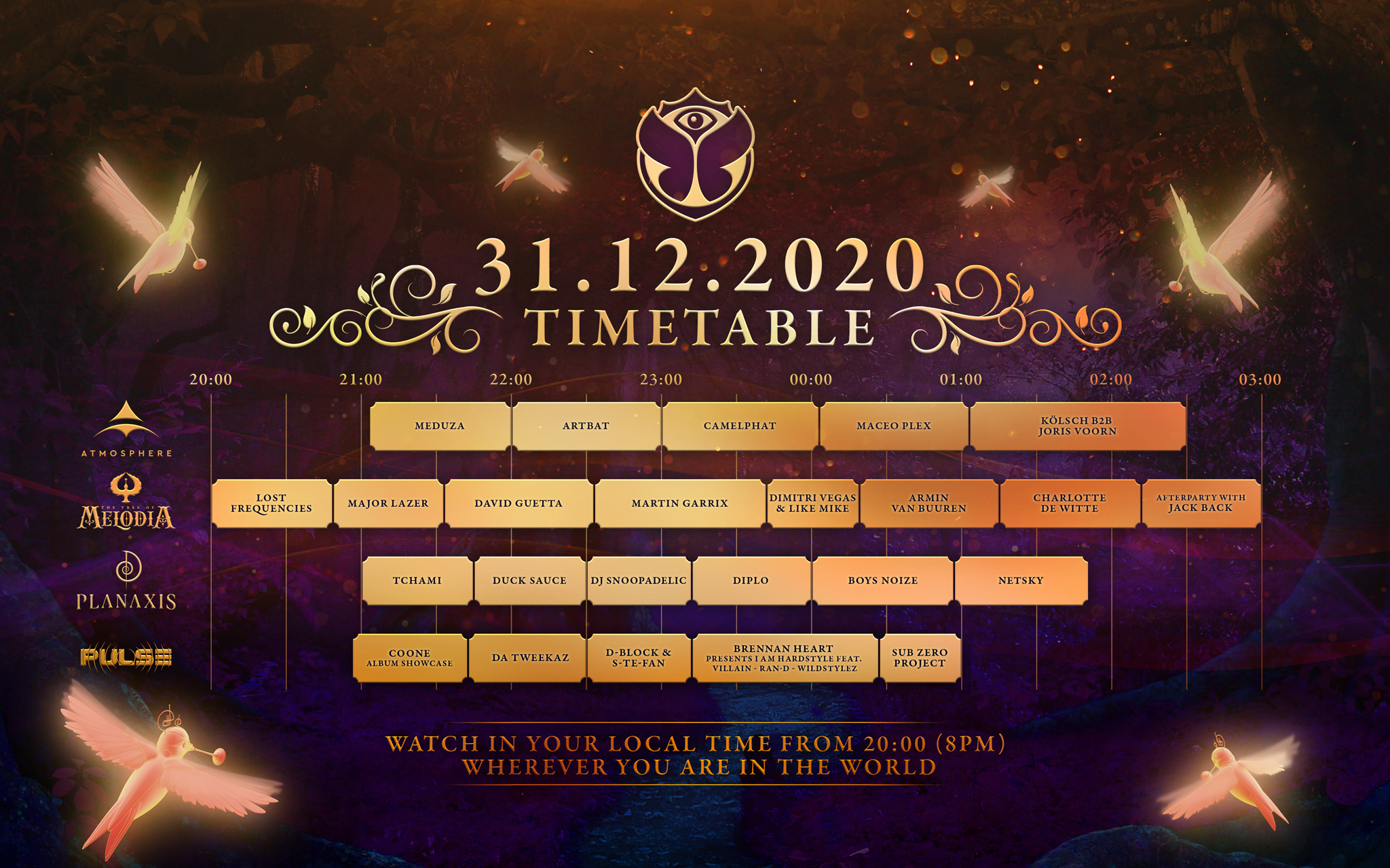 Tomorrowland presenta el calendario de Nochevieja Tomorrowland