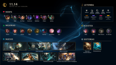 League of Legends notas de la versión 11.14