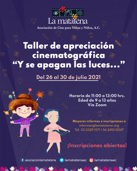 Taller de Apreciación Cinematográfica Y se apagan las luces...