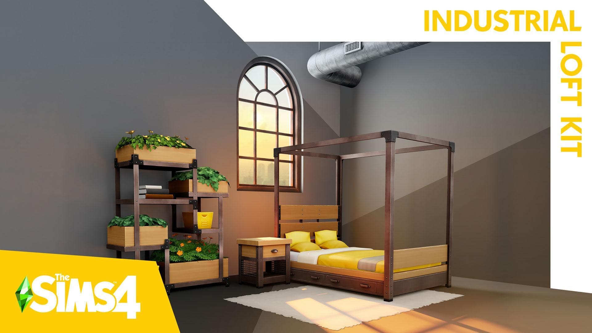 Industrial Loft Kit SIMS 4