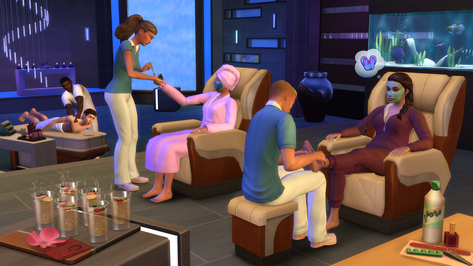 Los Sims 4 Dia de Spa