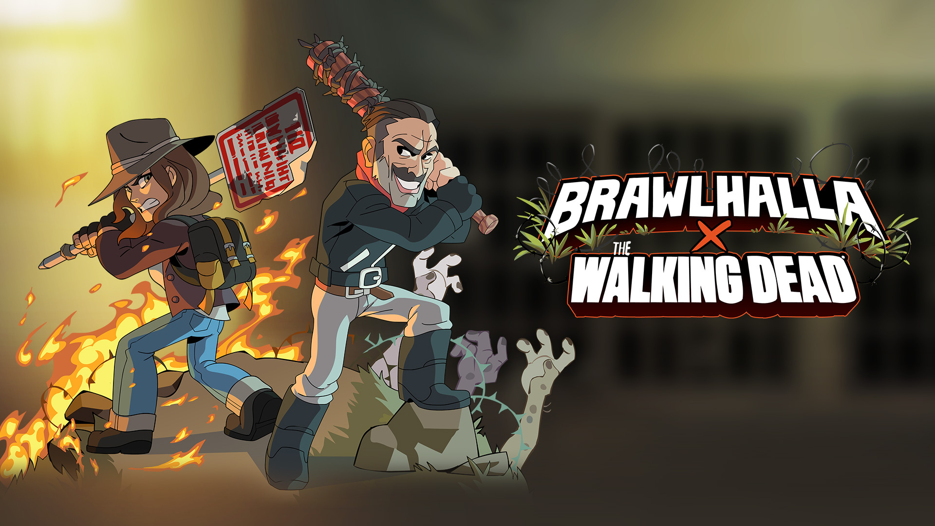 The Walking Dead - Negan y Maggie en Brawlhalla