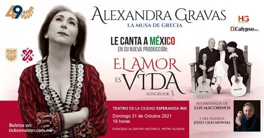 Alexandra Gravas presenta El Amor es Vida