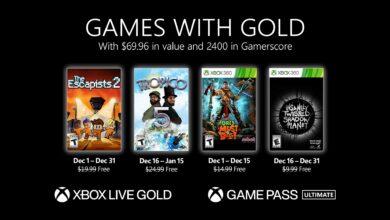 Novedades de Games with Gold para diciembre de 2021