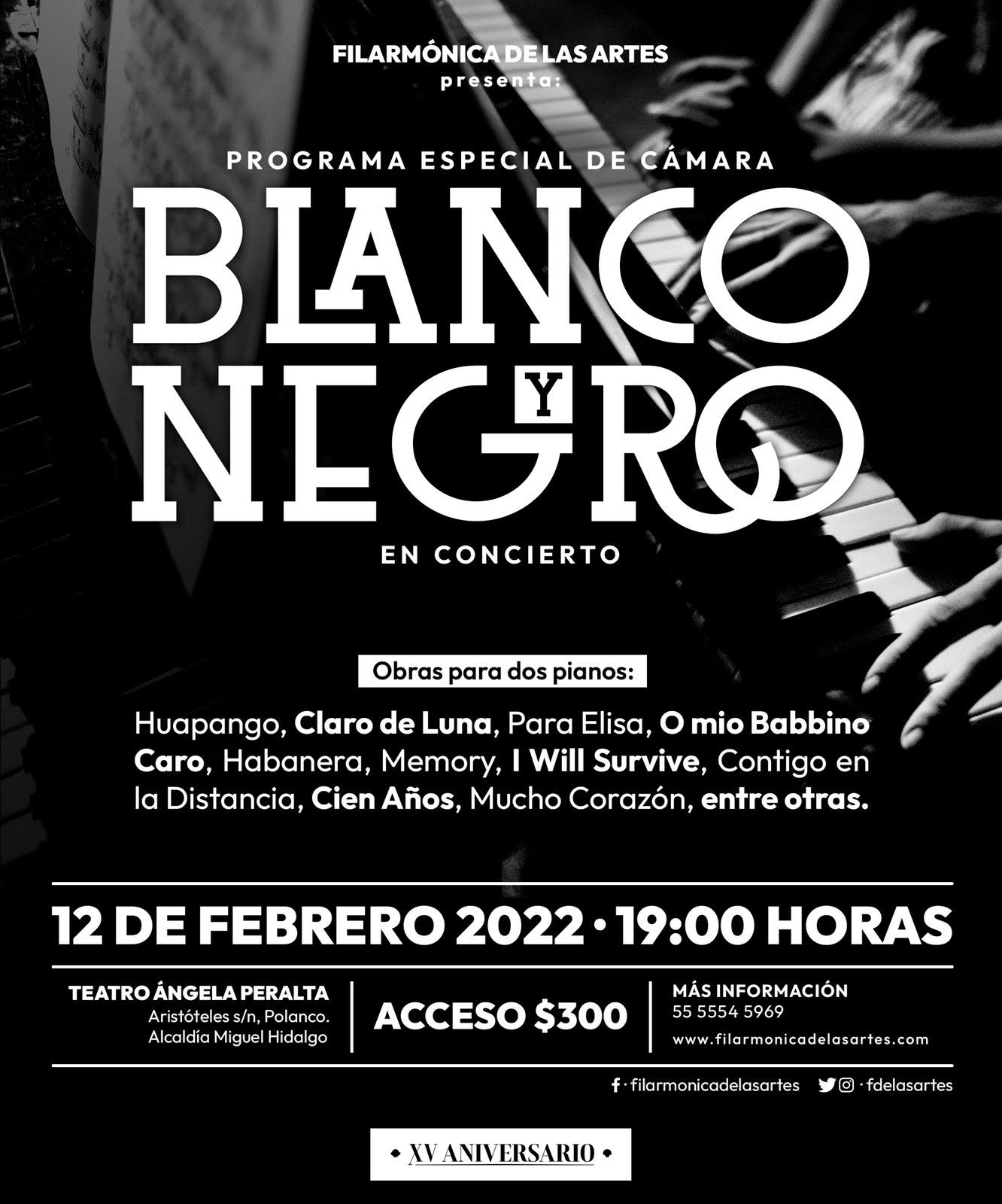 BLANCO Y NEGRO EN CONCIERTO