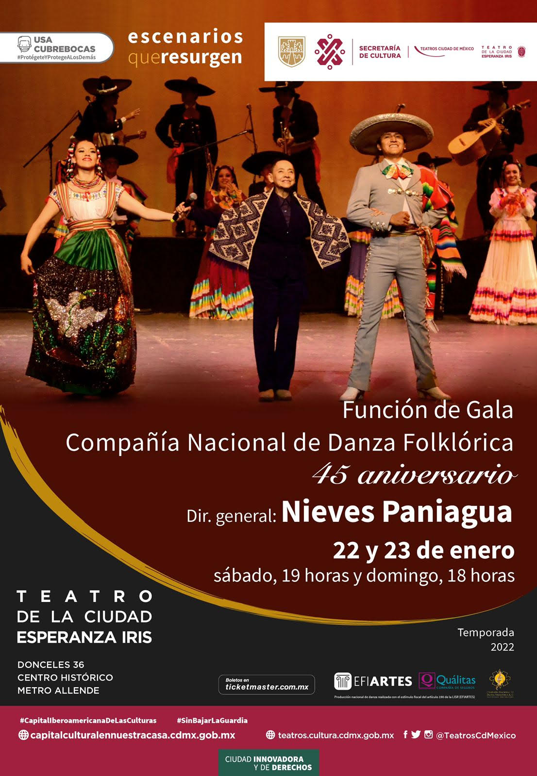 ompañía Nacional de Danza Folklórica celebrará 47 años