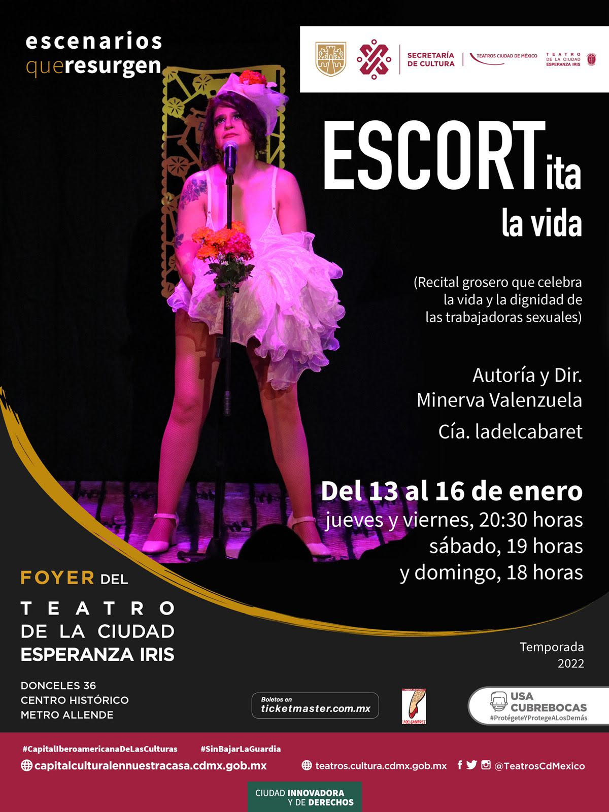 Escortita La Vida Recital Grosero En El Teatro De La Ciudad Esperanza Iris 4562