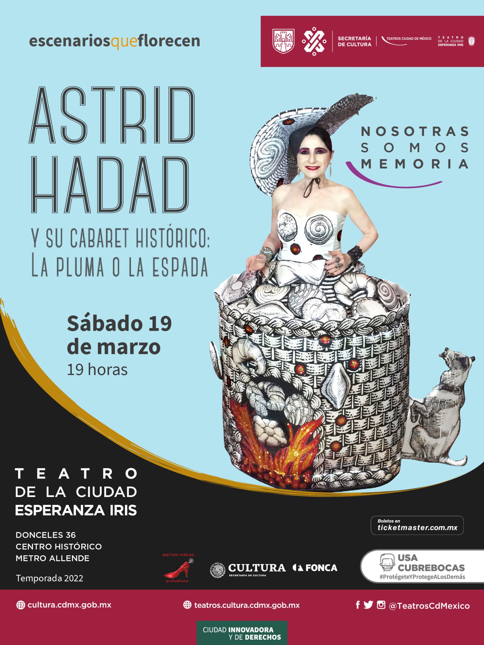 ASTRID HADAD Y SU CABARET HISTORICO.