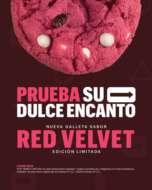 Subway - Galleta Red Velvet