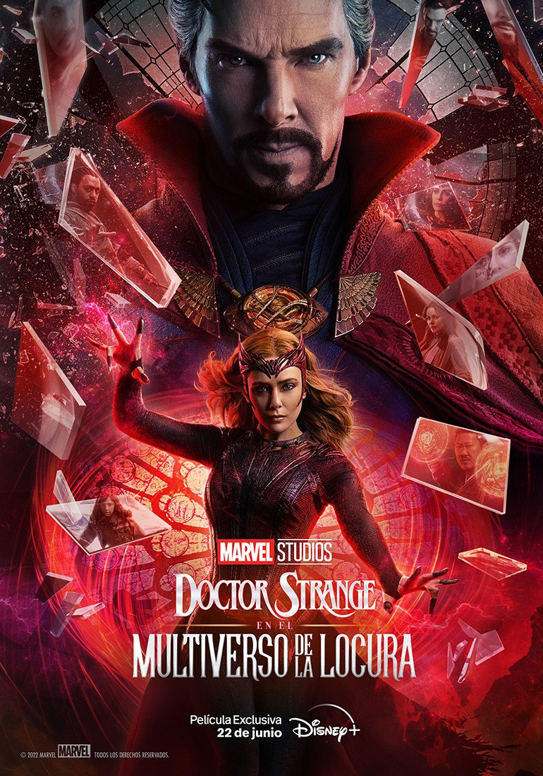 DOCTOR STRANGE EN EL MULTIVERSO DE LA LOCURA - Póster Estreno en Disney+