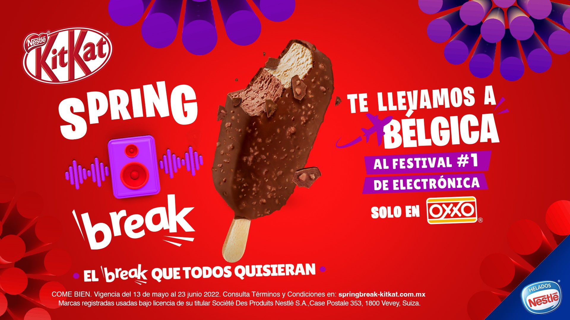 Spring Break con KitKat