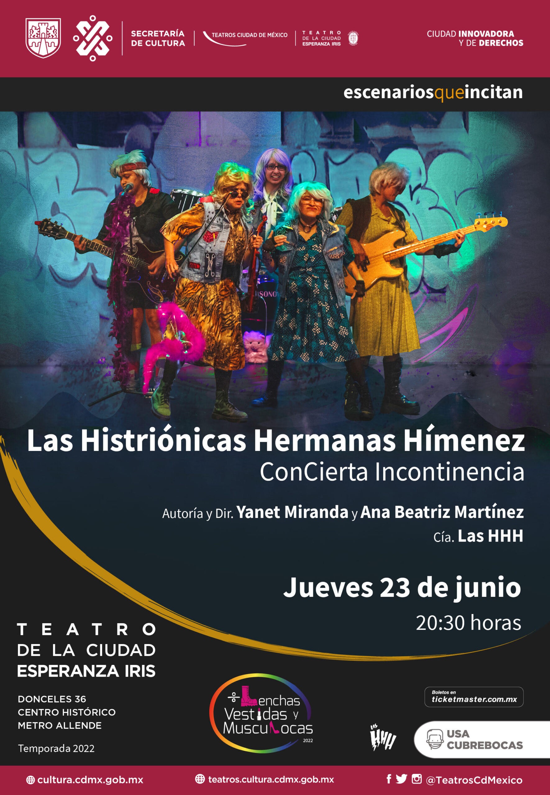 LAS HISTRIÓNICAS HERMANAS HÍMENEZ. ConCierta Incontinencia