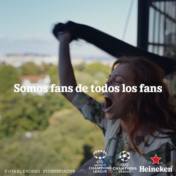 "Somos fans de todos los fans", Heineken