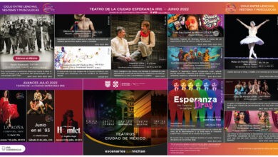 TEATROS CIUDAD DE MÉXICO CARTELERA JUNIO 2022