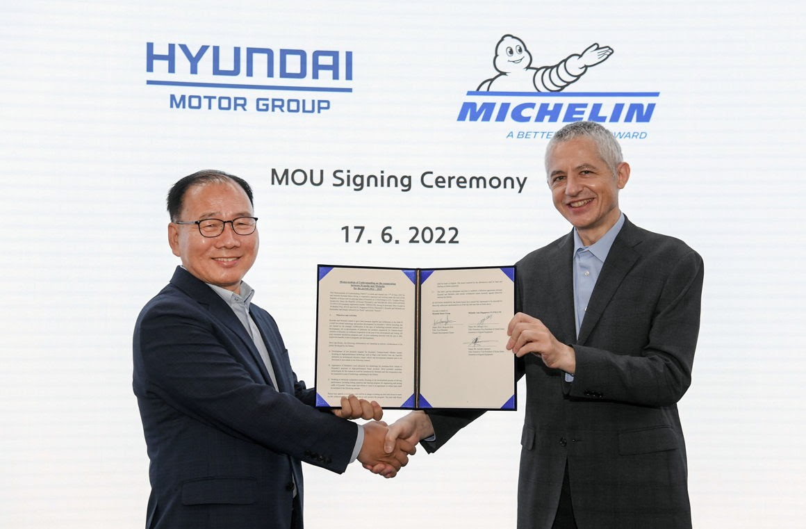 Hyundai Motor Group y Michelin se unen