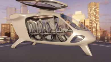 Concepto de cabina de vehículo eVTOL