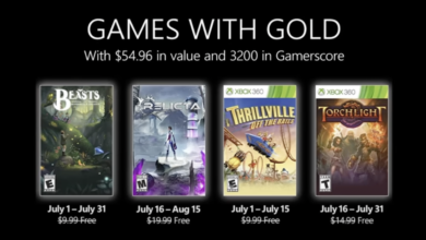 Games with Gold para julio de 2022