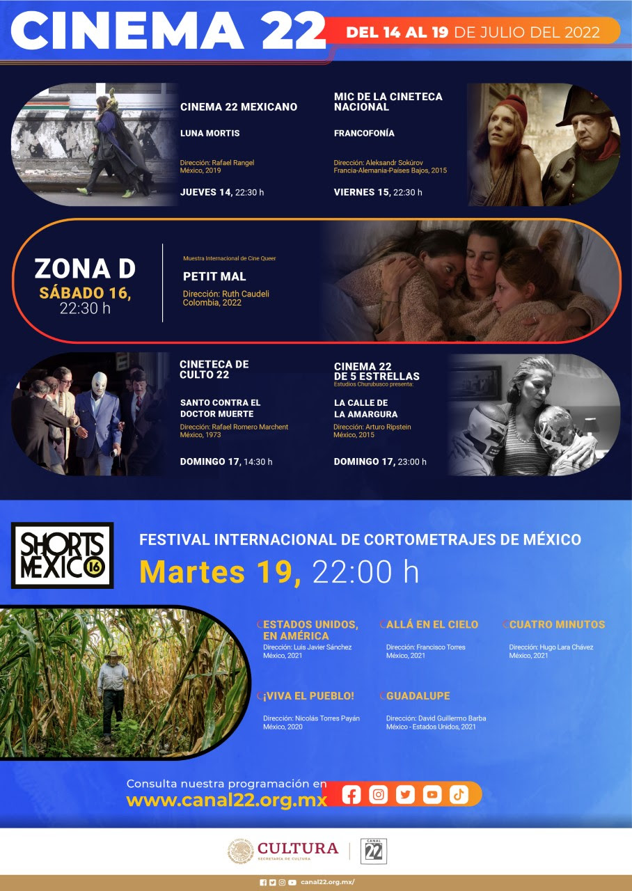 Cartelera Cinema 22