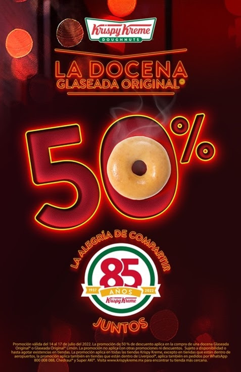 Krispy Kreme 85 años