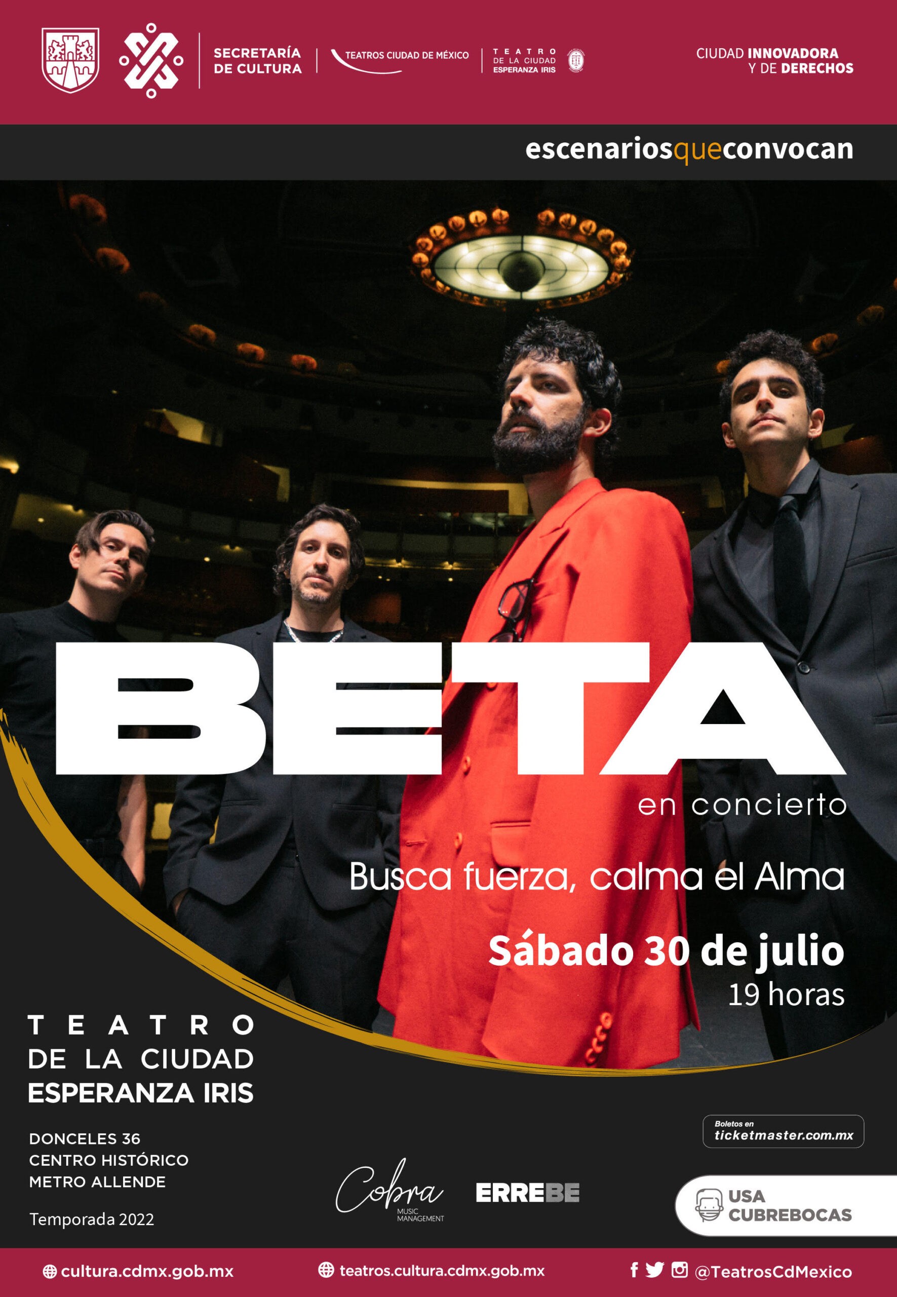 Póster BETA concierto