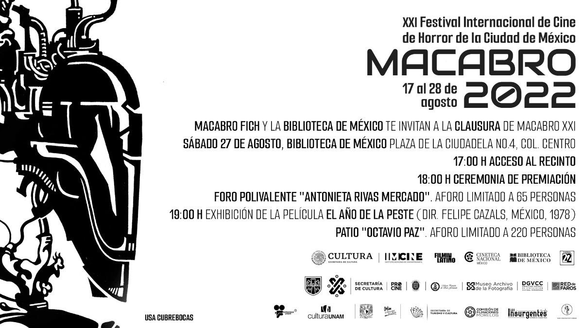 XXI Festival Internacional de Cine de Horror de la Ciudad de México Macabro 2022