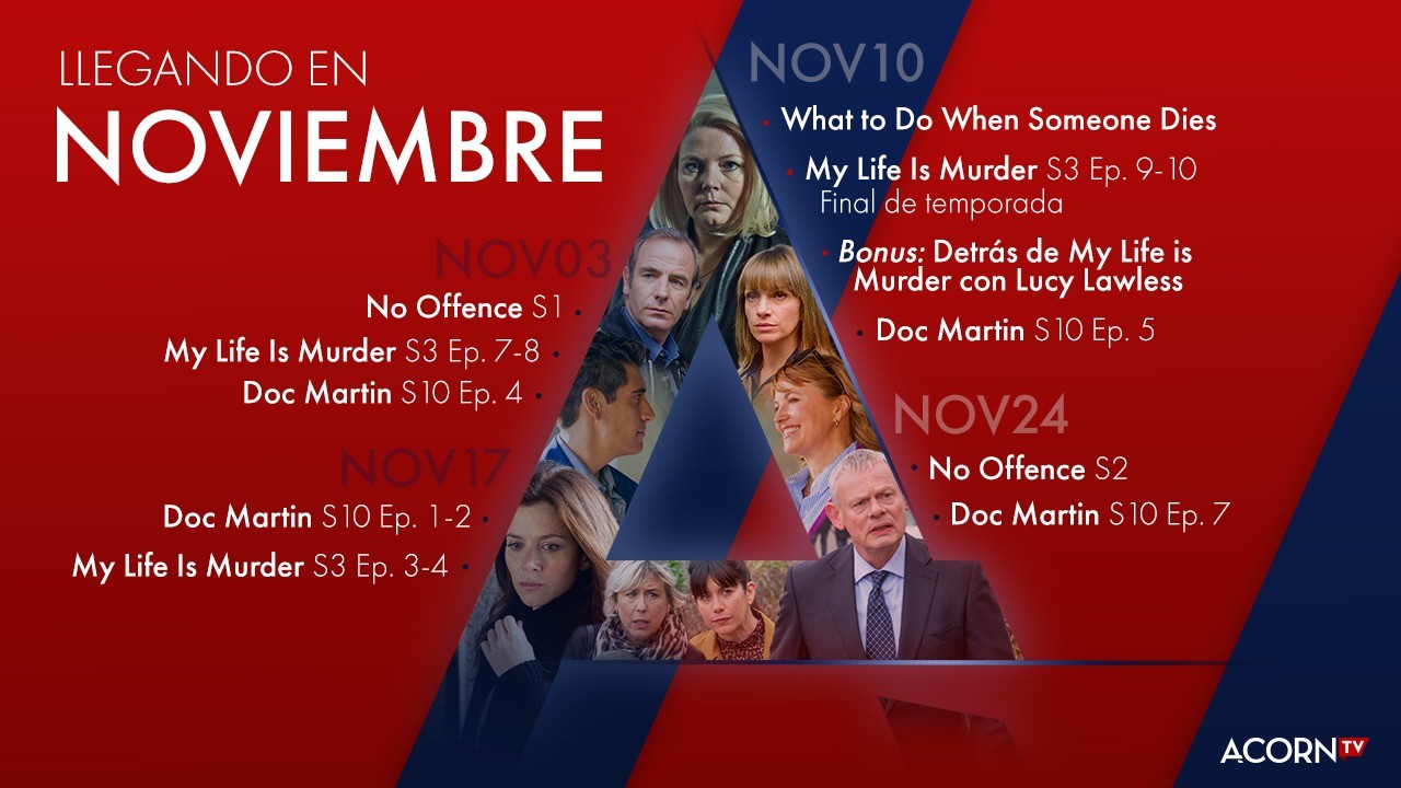 Acorn TV Noviembre 2022