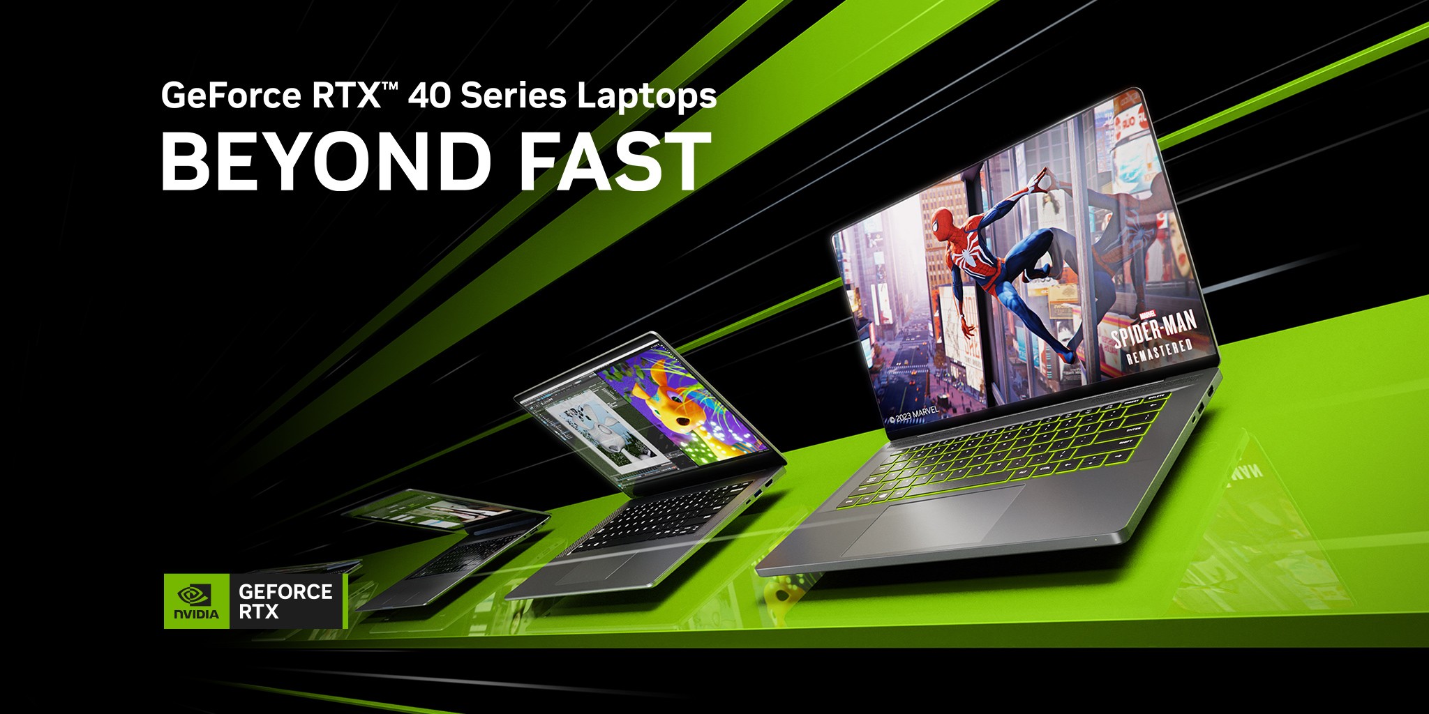 GeForce RTX 40 Series Laptops BEYOND FAST