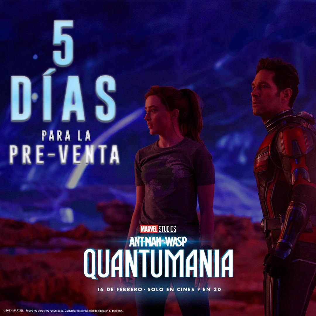 Anuncian preestreno de ANT-MAN AND THE WASP: QUANTUMANIA