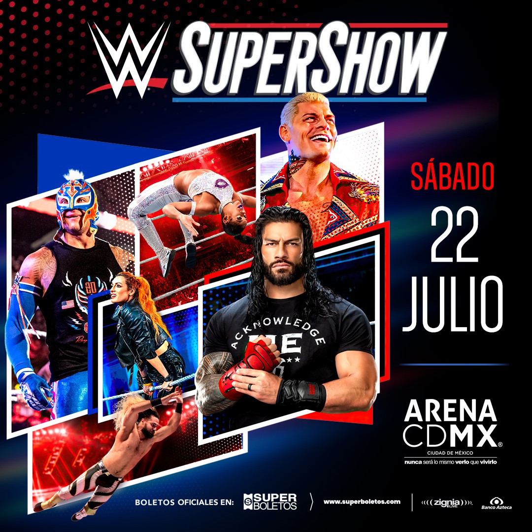 ROMAN REIGNS® anunciado para el WWE SUPERSHOW en la CDMX