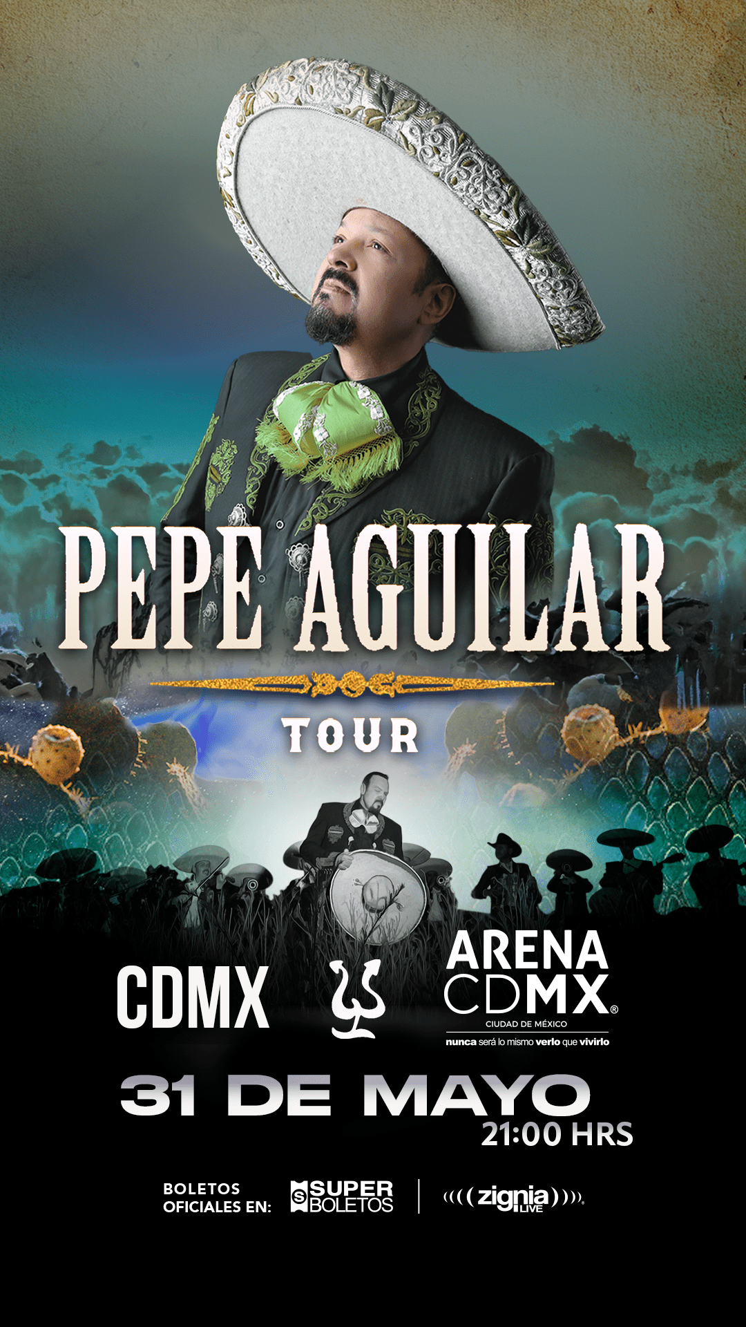 Cambio de fecha PEPE AGUILAR