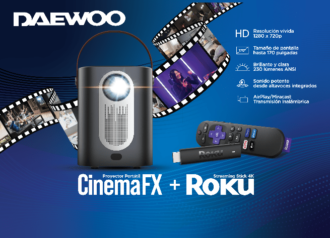 Proyector Daewoo CinemaFX